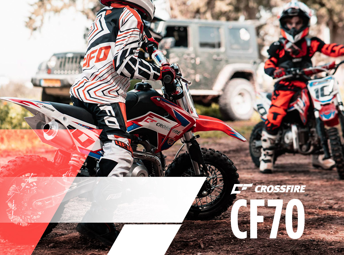 Crossfire Brand New 2020 Model: CF70 Dirt Bike is now available