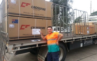 Crossfire Motorcycles Scout 250 cc ATV going to Gawler Toll