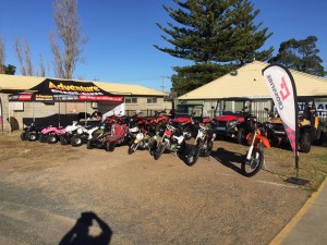 Crossfire Bikes Adventure Dealer @ Hunter Valley Caravan, Camping, 4WD, Fish & Boat show 27th - 29th May 2016