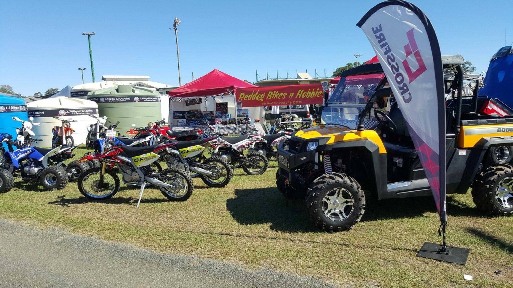 Crossfire Motorcycles Crossfire Bikes at Gympie Show NOW!