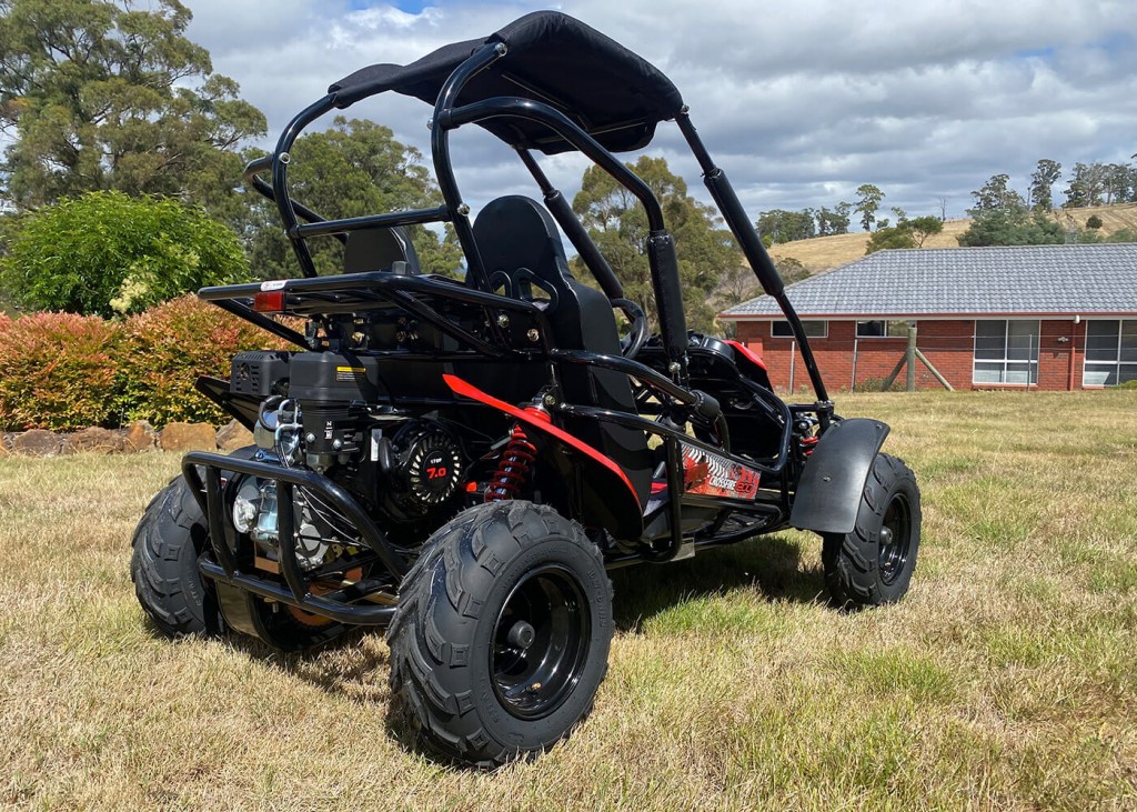 crossfire-go-kart-blazer-200r-red-black-rear-side