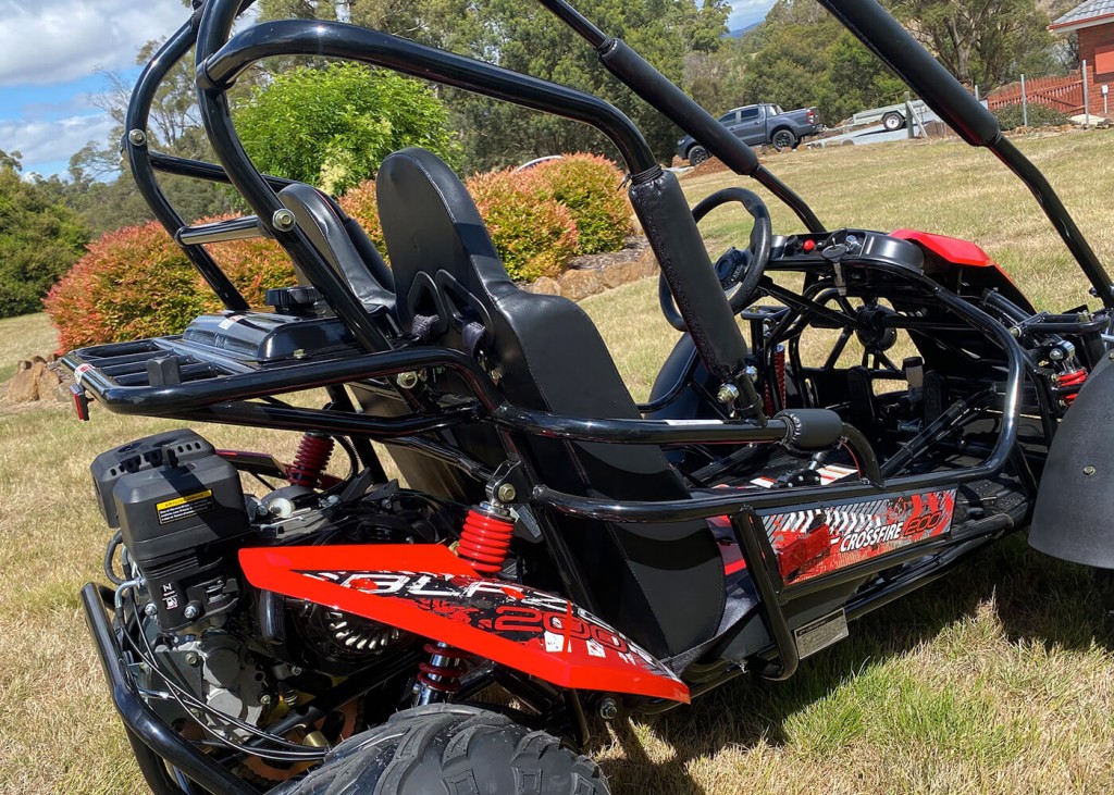 crossfire-go-kart-blazer-200r-red-black-seats-interior-side